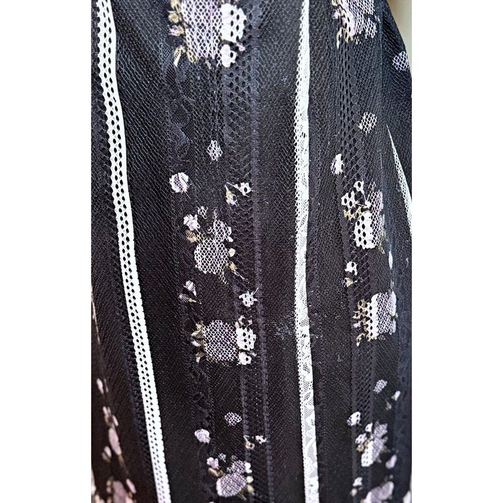 Swankiss TS Dry Rose MO/P Floral Midi Lace Dress Himekaji Gyaru Glam Japan - Picture 14 of 16